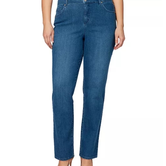 Gloria Vanderbilt Amanda 24 24W short denim jeans - Picture 5 of 7